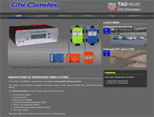 Tablet Screenshot of chronelec.com